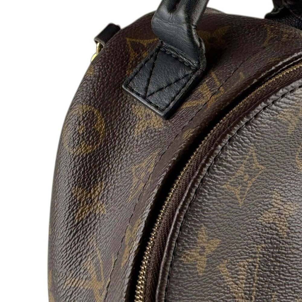 LOUIS VUITTON Brown Monogram Canvas Backpack - Picture 6 of 13